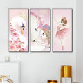cute 3-Panel Wall Sticker Set - Image 4